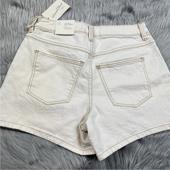 Universal Thread Target Vintage Midi Ecru Shorts Size 2 - Picture 5 of 5